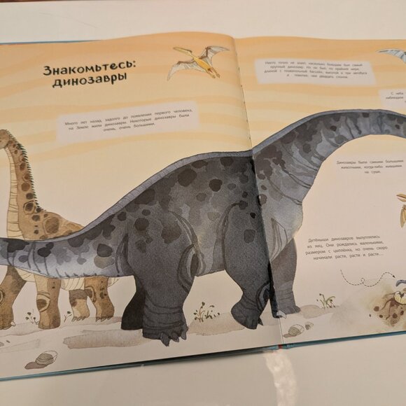 Большая Книга О Динозаврах И О Космосе С Раскладными Страницами In Russian - Picture 3 of 8